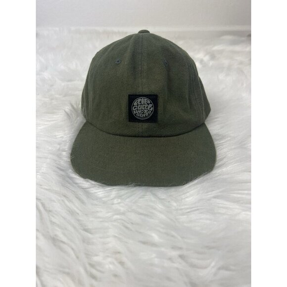 RIP CURL Other - Rip Curl Army Green Cotton Wetty Adjust Cap Baseball Trucker Surf NWOT